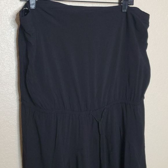 NWT City Chic 16 Summer Nights Maxi Dress Strapless black - Picture 2 of 7